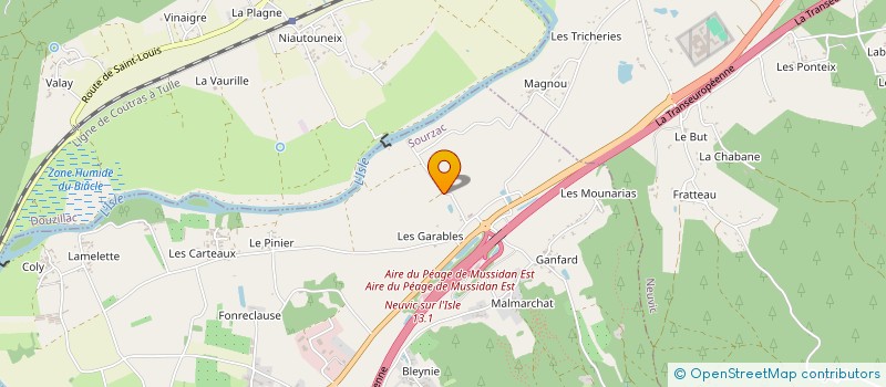 localisation de l'entreprise SIMPSONS  LES EGLISOTTES-ET-CHALAURES