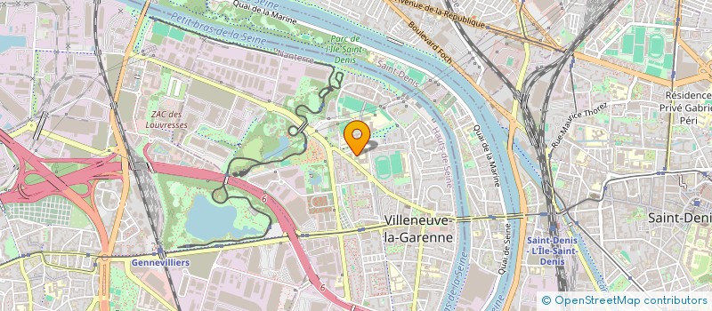 localisation de l'entreprise SIMPTRANS à VILLENEUVE-LA-GARENNE