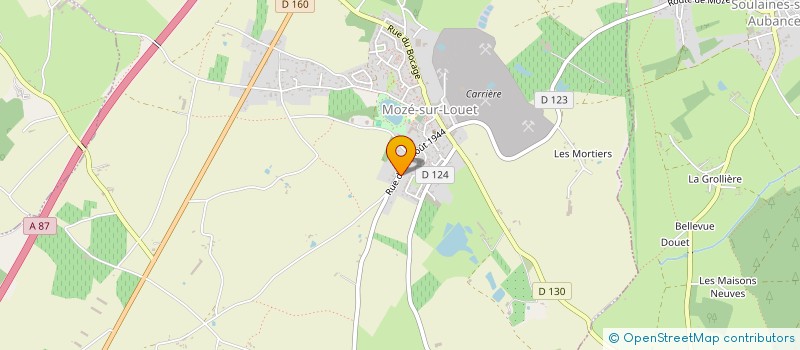 localisation de l'entreprise SIMRACING GO  MOZE-SUR-LOUET