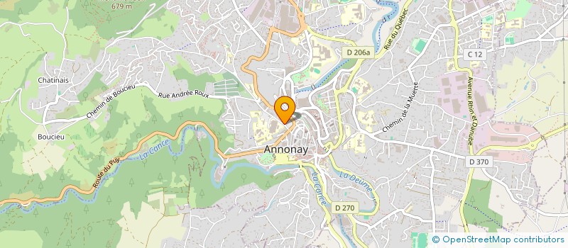 localisation de l'entreprise SIMRAN à ANNONAY