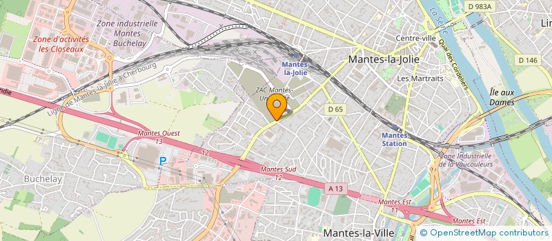localisation de l'entreprise SIMSEA à MANTES-LA-VILLE