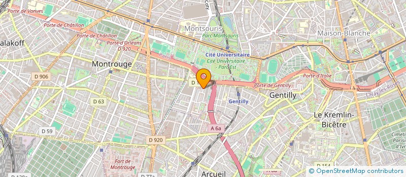 localisation de l'entreprise SIMSECURITE PRIVEE à GENTILLY