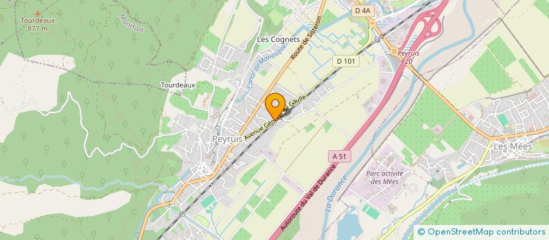 localisation de l'entreprise SIMSYL  PEYRUIS