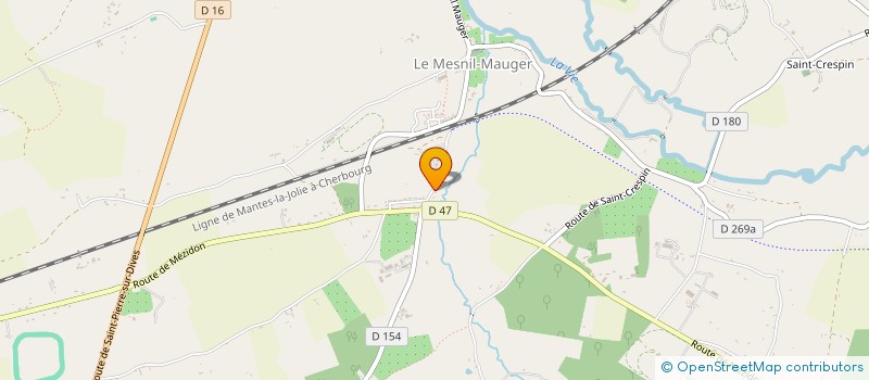 localisation de l'entreprise SIMT SERVICES à MEZIDON VALLEE D'AUGE
