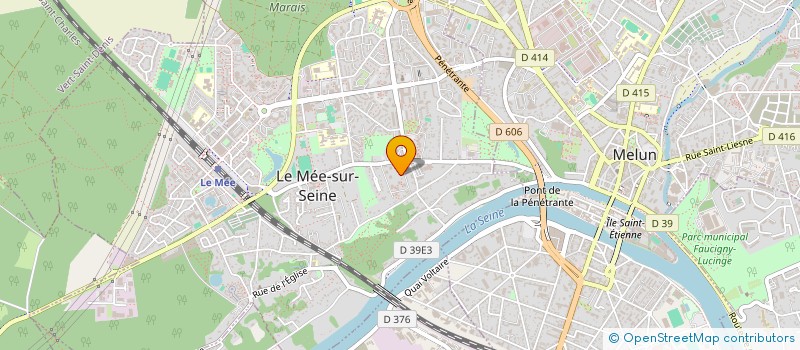 localisation de l'entreprise SIMTAF à LE MEE-SUR-SEINE