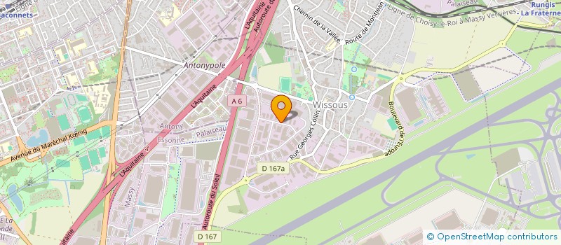 localisation de l'entreprise SIMTEC à WISSOUS