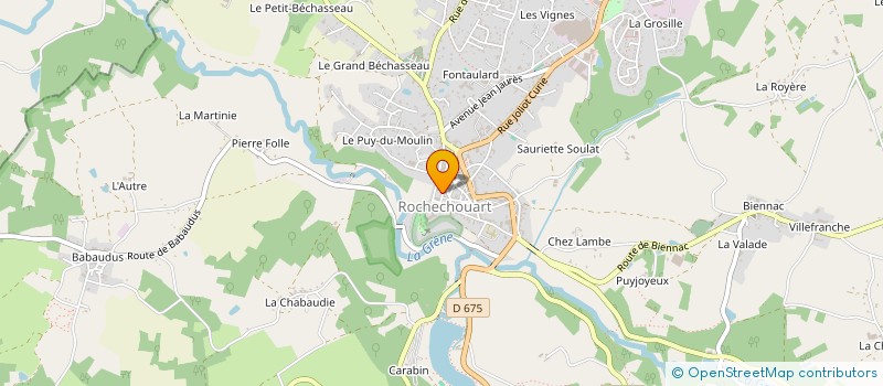 localisation de l'entreprise SIMTHER CONSULTING  ROCHECHOUART