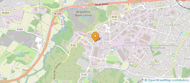 localisation de l'entreprise SIMTIE  PLAISANCE-DU-TOUCH