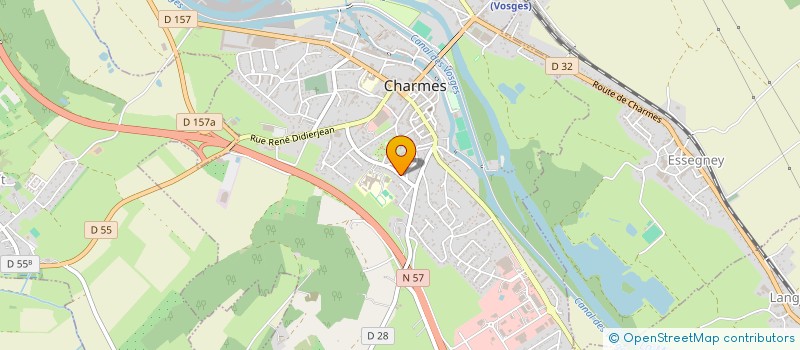 localisation de l'entreprise SIMTOL FERMETURES à CHARMES