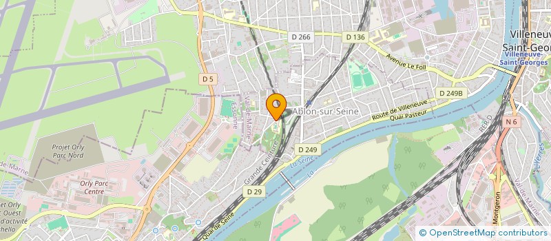 localisation de l'entreprise SIMTP  ABLON-SUR-SEINE