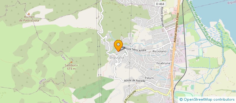 localisation de l'entreprise SIMU NOI DUMANE à BIGUGLIA