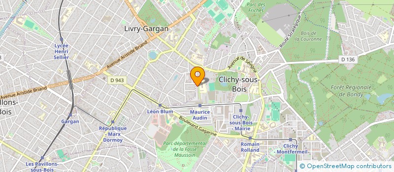 localisation de l'entreprise SIMUFEX à CLICHY-SOUS-BOIS