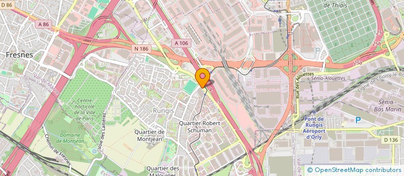 localisation de l'entreprise SIMULAVIA à RUNGIS