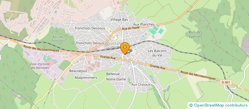 localisation de l'entreprise SIMULEMOTIONRACING  VALDAHON