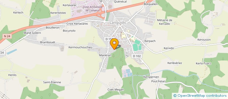 localisation de l'entreprise SIMULO TECHNOLOGIES  LANGUIDIC