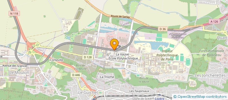 localisation de l'entreprise SIMVIA à PALAISEAU