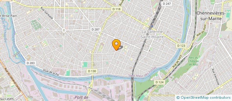 localisation de l'entreprise SIMY HOLDING à SAINT-MAUR-DES-FOSSES