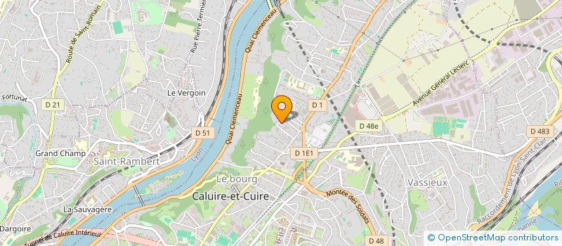 localisation de l'entreprise SIMYLARE  CALUIRE-ET-CUIRE