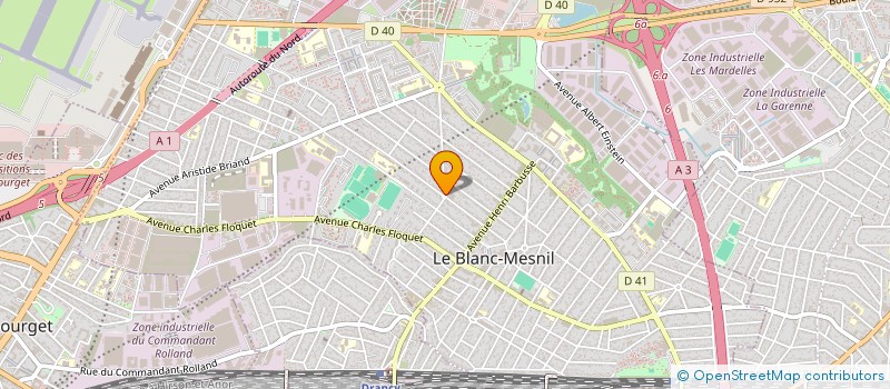 localisation de l'entreprise SIN FON à LE BLANC-MESNIL