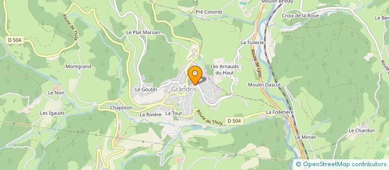 localisation de l'entreprise SIN OF WRATH  GRANDRIS