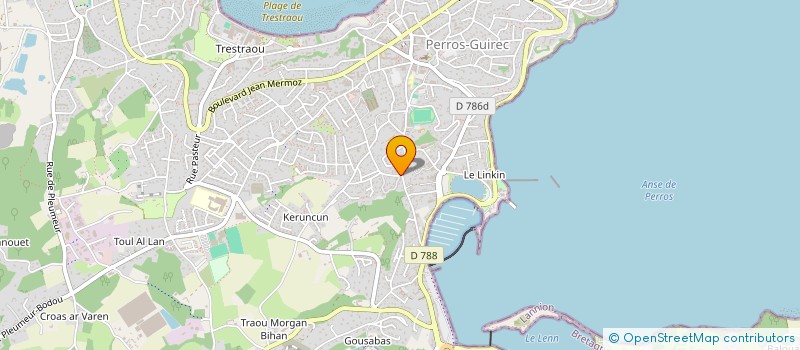 localisation de l'entreprise SINA  PERROS-GUIREC