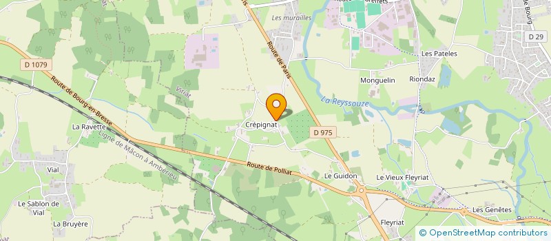 localisation de l'entreprise SINA à VIRIAT