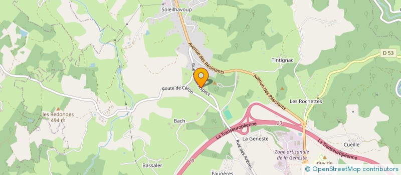 localisation de l'entreprise SINA  NAVES