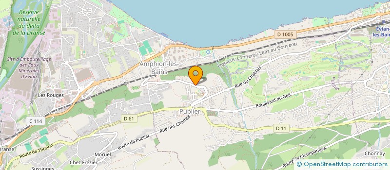 localisation de l'entreprise SINA & CO  EVIAN-LES-BAINS