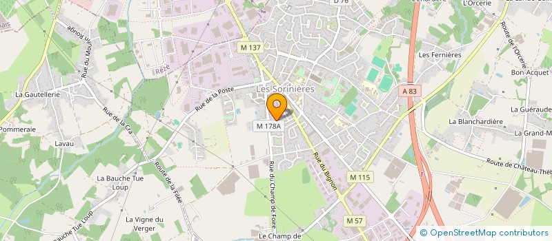 localisation de l'entreprise SINA-CONSULT à LES SORINIERES