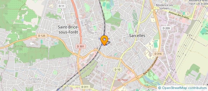 localisation de l'entreprise SINA MEDECIN CONSULTANT  SARCELLES