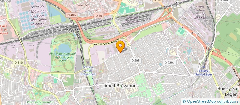 localisation de l'entreprise SINA ROSE MARIA à LIMEIL-BREVANNES