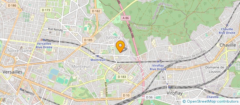 localisation de l'entreprise SINAD à VERSAILLES