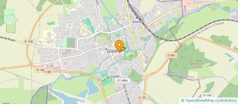 localisation de l'entreprise SINADER  GISORS