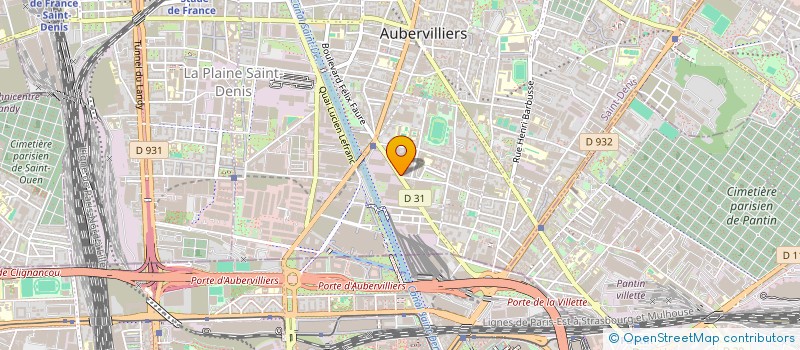 localisation de l'entreprise SINAEUROPA  AUBERVILLIERS