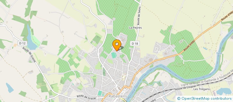 localisation de l'entreprise SINAGO  RABASTENS