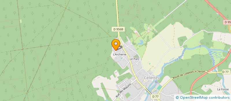 localisation de l'entreprise SINAGOT  CELLETTES