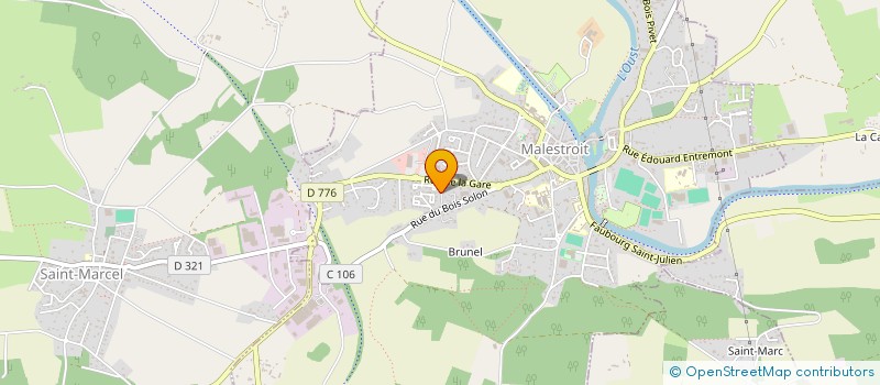 localisation de l'entreprise SINAGOT ER LANN  MALESTROIT