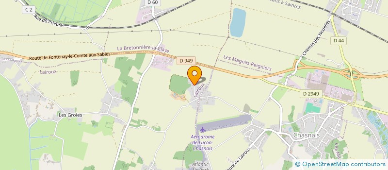 localisation de l'entreprise SINAI  LAIROUX