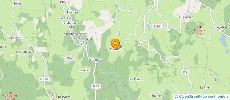 localisation de l'entreprise SINALHEX  MONTMORIN