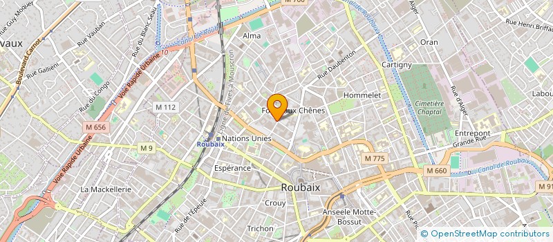 localisation de l'entreprise SINALOG à LILLE