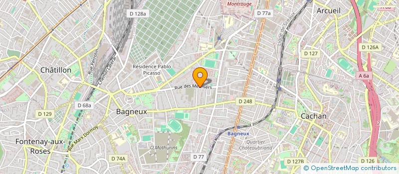 localisation de l'entreprise SINALOR à BAGNEUX