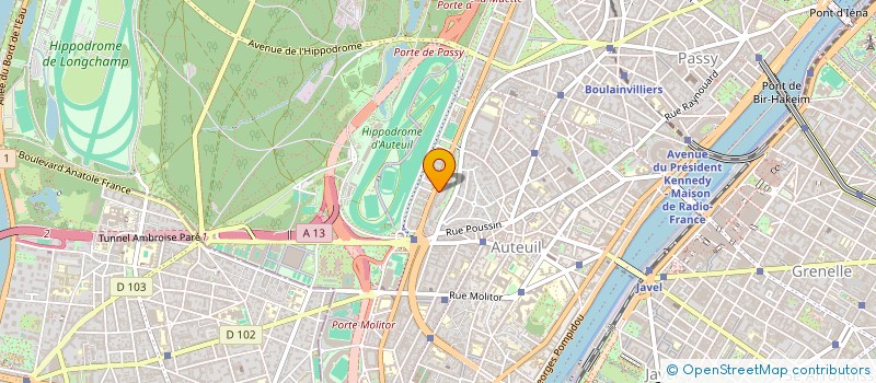 localisation de l'entreprise SINAMODE EXPORT SARL  PARIS