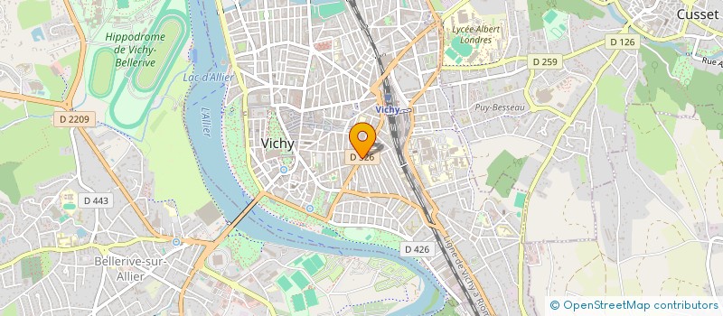 localisation de l'entreprise SINAN à VICHY
