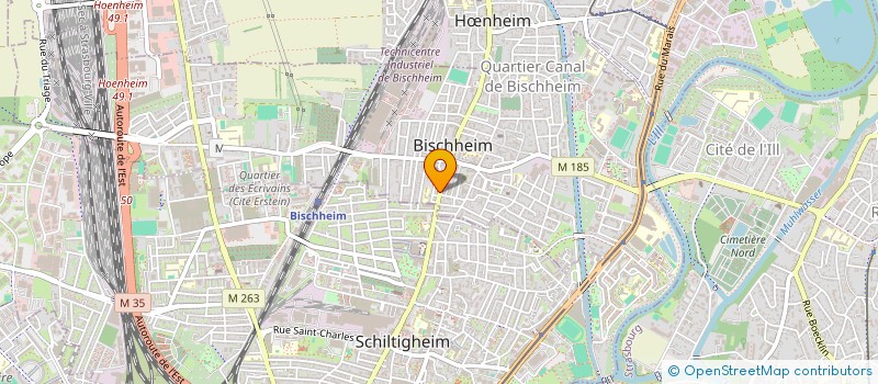 localisation de l'entreprise SINAN  BISCHHEIM