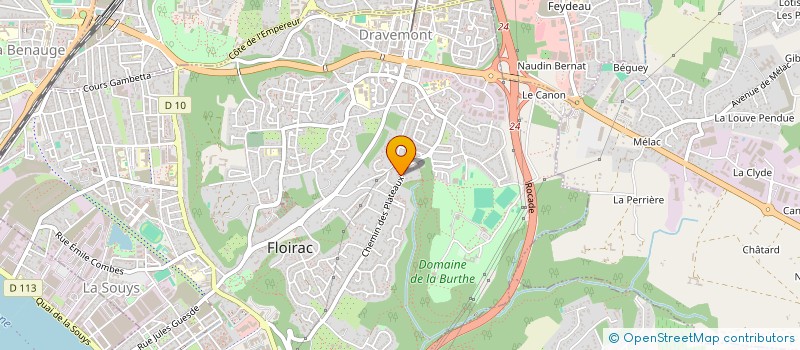 localisation de l'entreprise SINANE IMMO  FLOIRAC