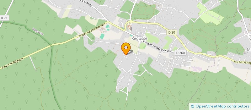 localisation de l'entreprise SINAP à REGUSSE