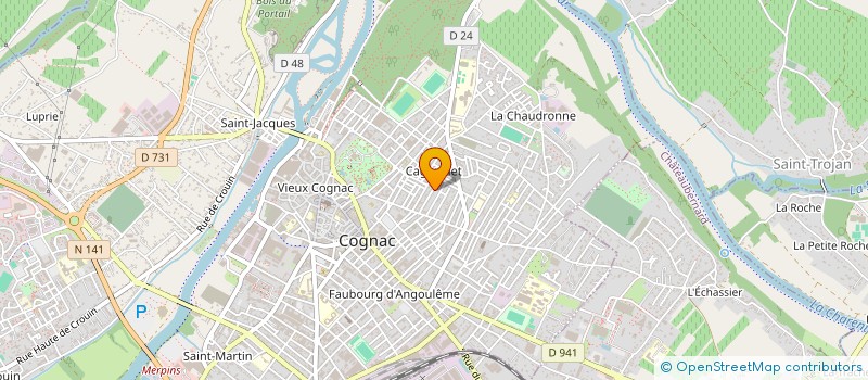 localisation de l'entreprise SINAPS CONSULTING à COGNAC