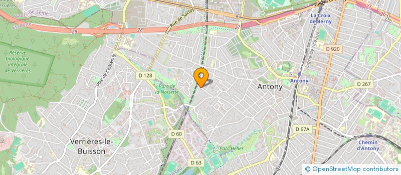 localisation de l'entreprise SINAPSE à ANTONY