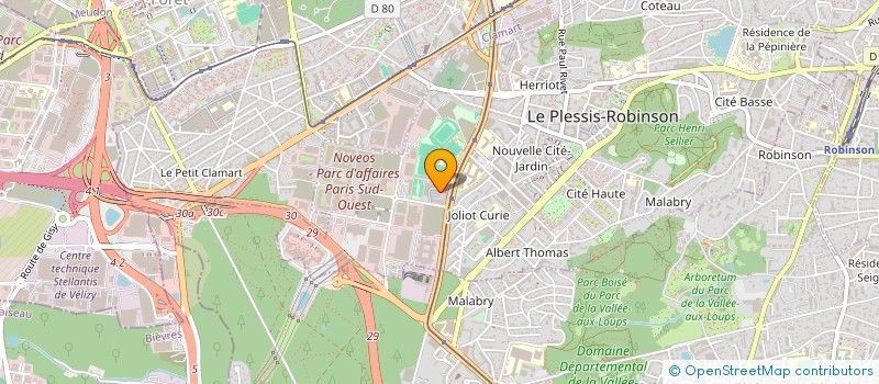localisation de l'entreprise SINAPSE PRINT SIMULATORS à LE PLESSIS-ROBINSON