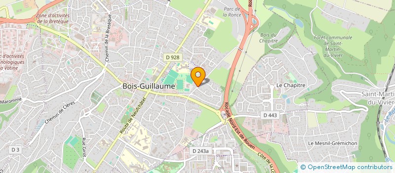 localisation de l'entreprise SINAPTIC à BOIS-GUILLAUME